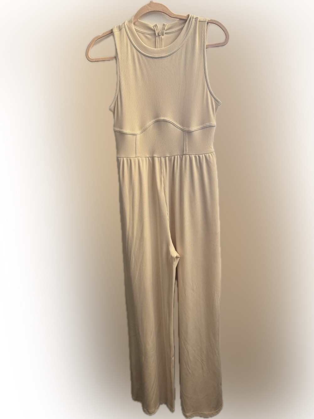 NWT Cider Cream Sleeveless Jumpsuit